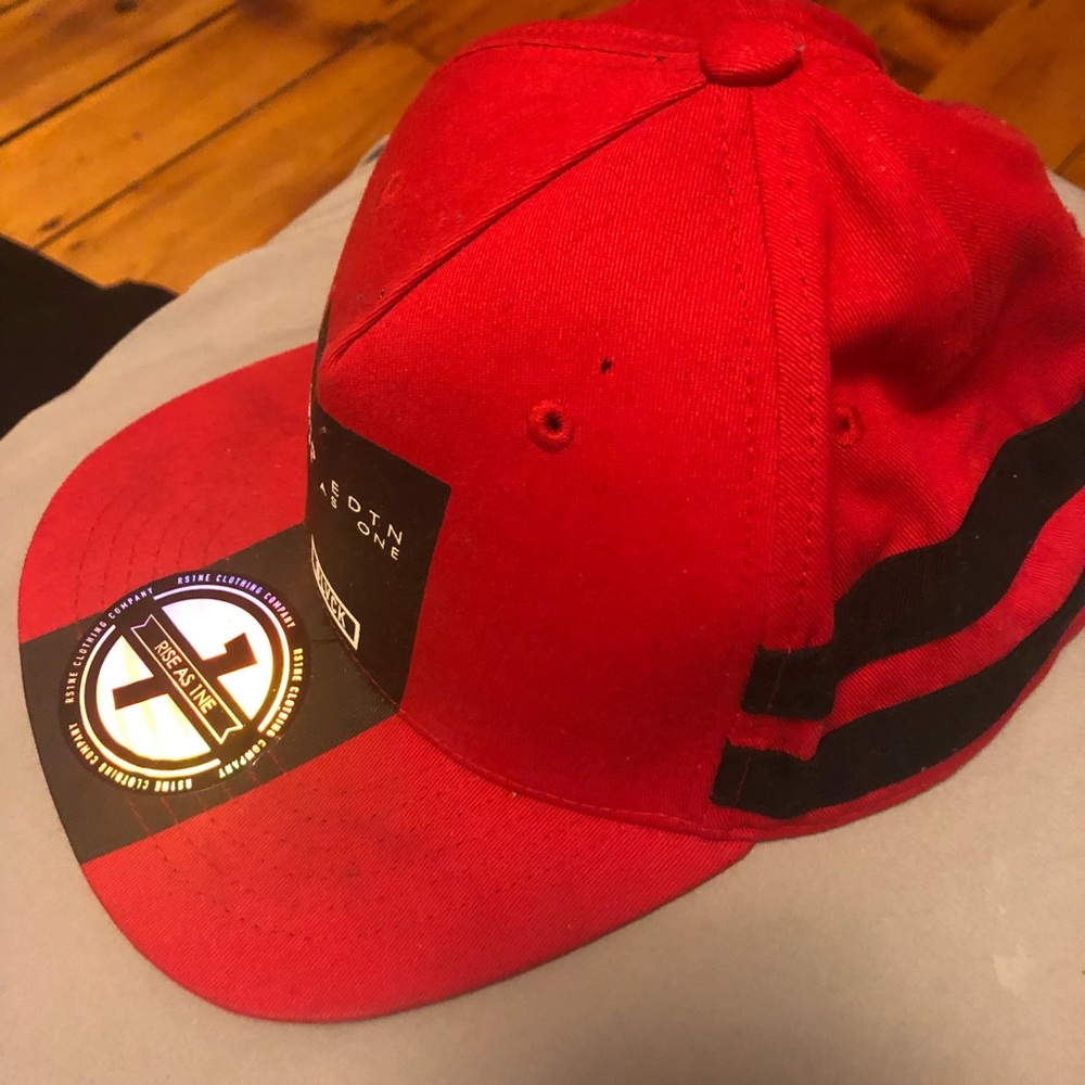 Raise As 1ne Mens Cap Red and Black